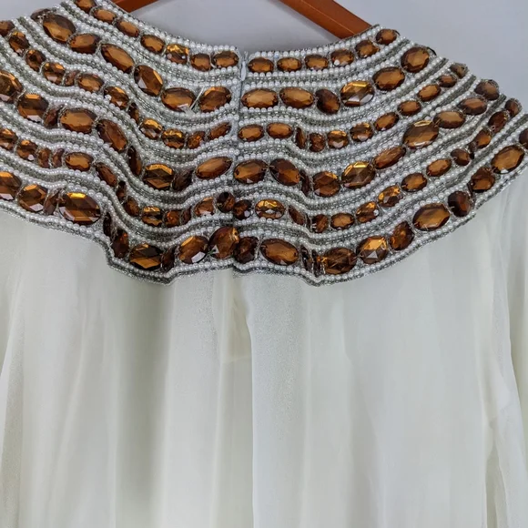 NWOT, BEAUTIFUL EMBELLISHED KAFTAN SIZE XL. - Picture 5 of 11